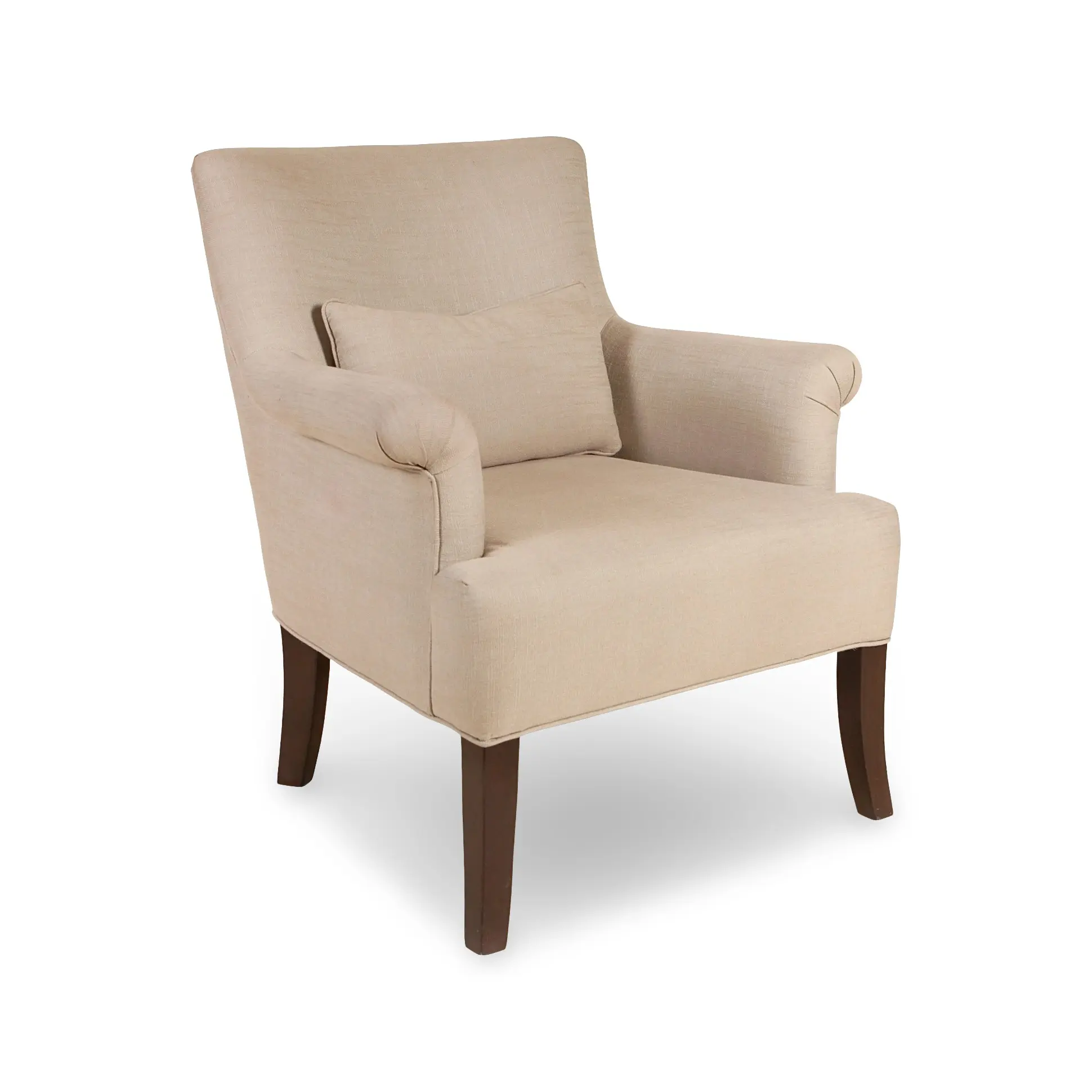 Chair presented as a clean product silhouette